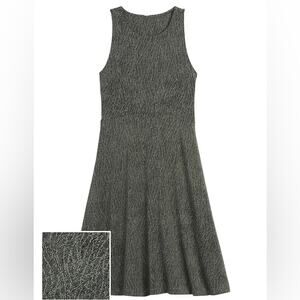 Athleta Santorini Thera Printed Dress in Mojave Laurel Olive Size Small